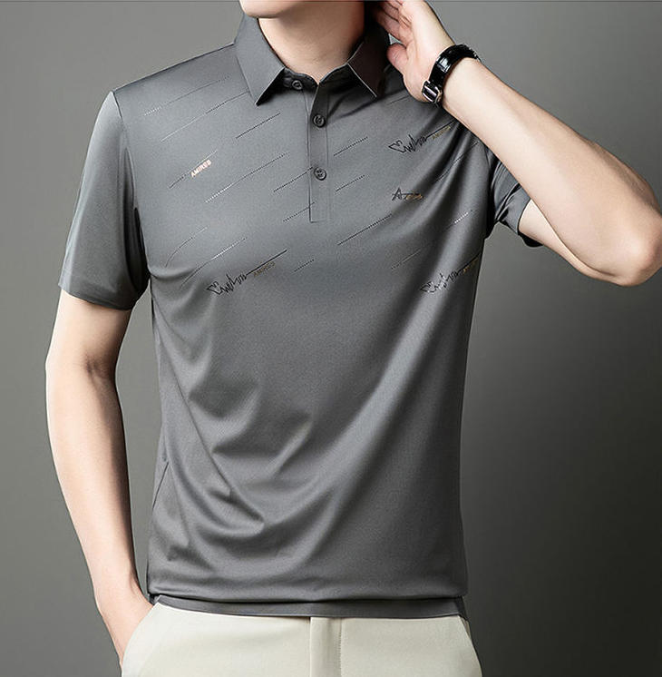 Obsidian Flow Polo Oversized T-Shirt
