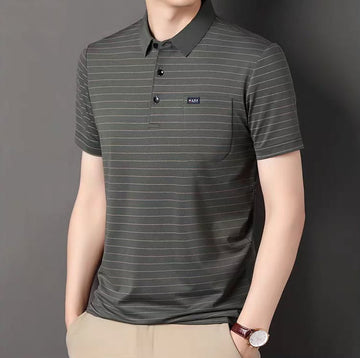 Eclipse Threadline Polo Oversized T-Shirt